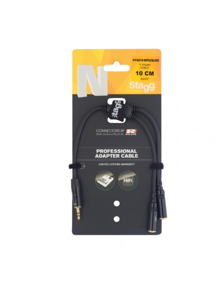 N-Series Y-Adapter Cable - Mini Stereo Phone Plug/2x Mini Stereo Phone Jack