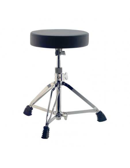Double braced professional drum throne