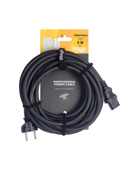 N series power cable, IEC/Schuko (f/m), 5 m (16')