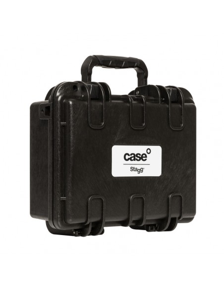 Water- and dustproof universal transport case with pick and pluck foam