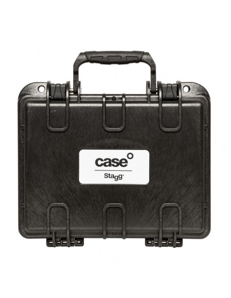 Water- and dustproof universal transport case with pick and pluck foam