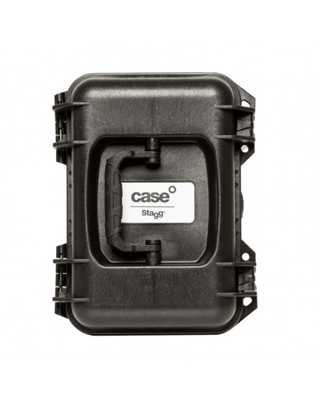 Water- and dustproof universal transport case with pick and pluck foam