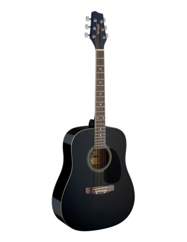 Black dreadnought acoustic guitar...