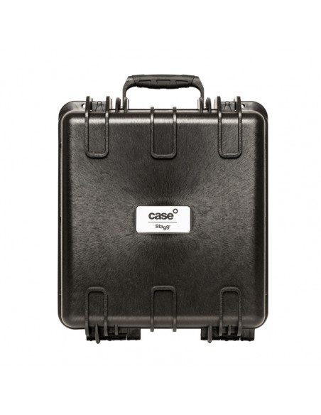 Water- and dustproof universal transport case with pick and pluck foam