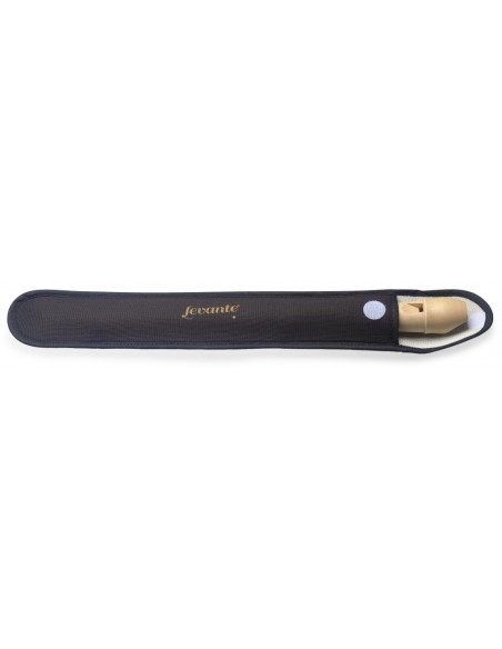 Maple soprano recorder with German fingering