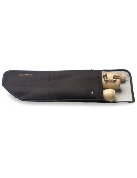 Maple tenor recorder with baroque fingering, two keys