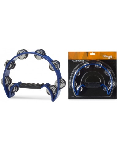 Cutaway plastic tambourine with 16...