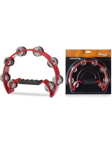 Cutaway plastic tambourine with 16...