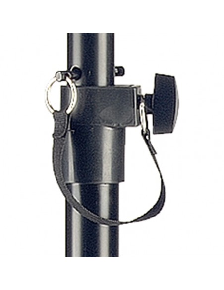 Q series steel speaker stand pair with folding legs