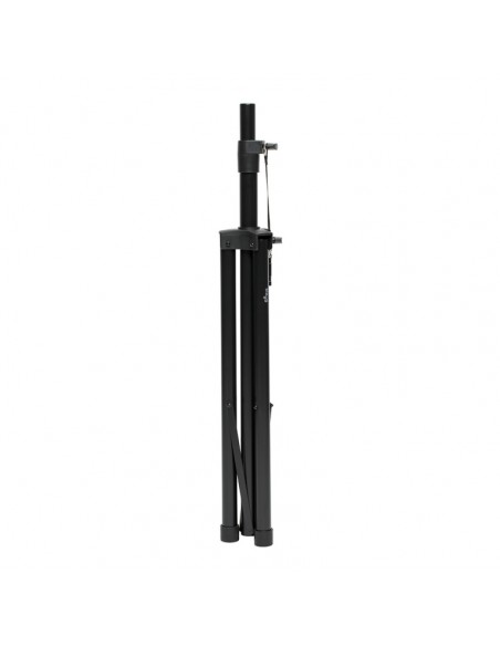 Q series steel speaker stand pair with folding legs