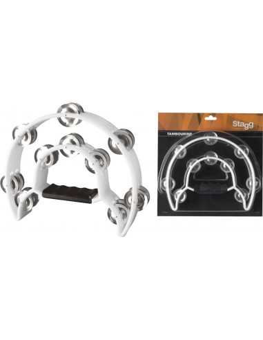 Cutaway plastic tambourine with 20...