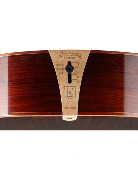 Elijah series dreadnought acoustic guitar with solid spruce top