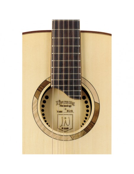 Elijah series auditorium acoustic guitar with solid spruce top