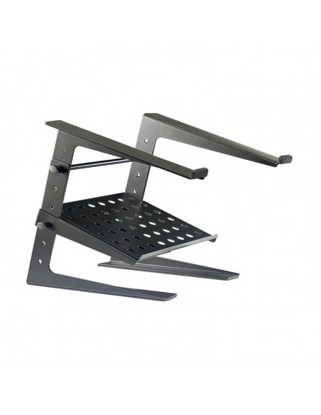 Professional DJ desktop stand with lower support plate