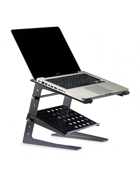 Professional DJ desktop stand with lower support plate