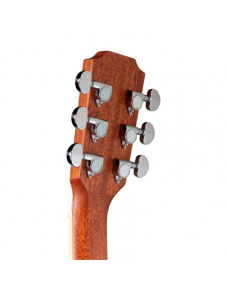 4/4 cutaway acoustic-electric dreadnought guitar with solid cedar top, Ezra series