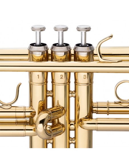 Bb Trumpet, ML-bore, Brass body material