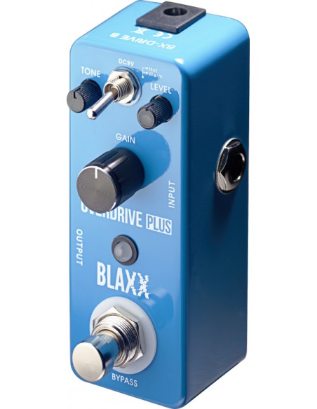 BLAXX 2-mode Overdrive pedal for electric guitar