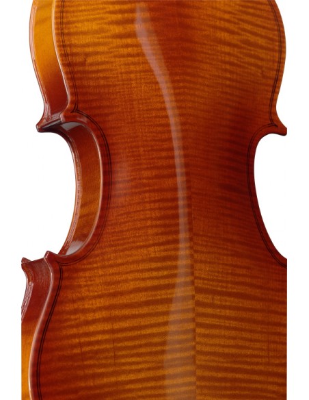 3/4 Maple Violin with standard-shaped soft-case