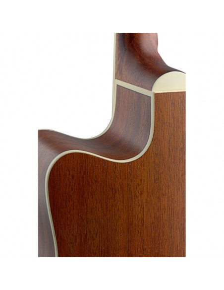 Asyla series 4/4 cutaway dreadnought acoustic-electric guitar, solid spruce top, left-handed model