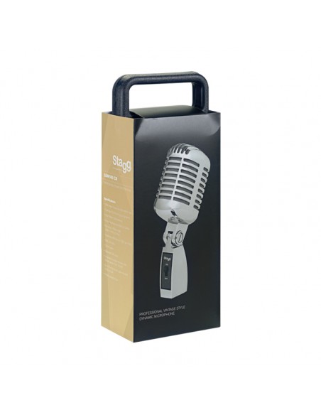 Professional vintage style cardioid dynamic microphone with cartridge DC04