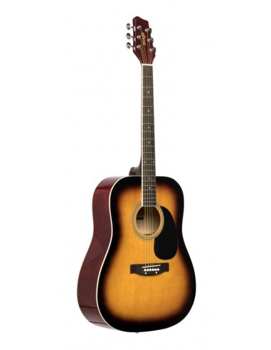 Sunburst dreadnought acoustic guitar...