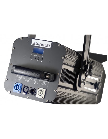 200-watt wash spotlight, warm light, black metal case (Wash 200)