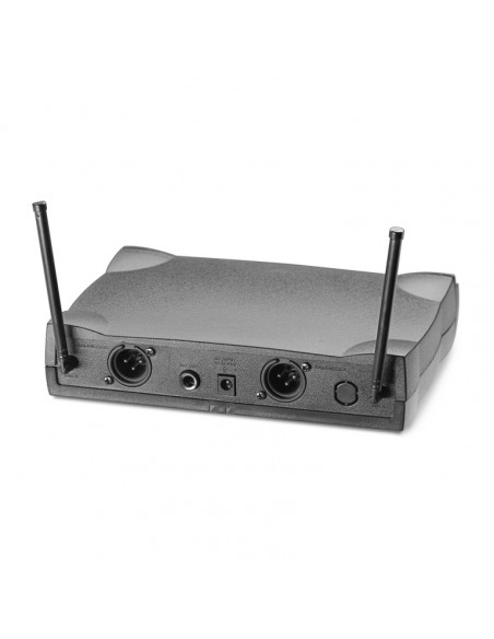 UHF true diversity 2-channel headset wireless system