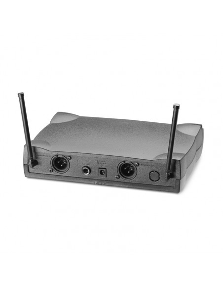 UHF true diversity 2-channel headset wireless system
