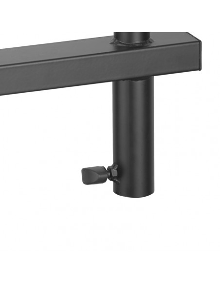 T-bar lighting extension for speaker stand