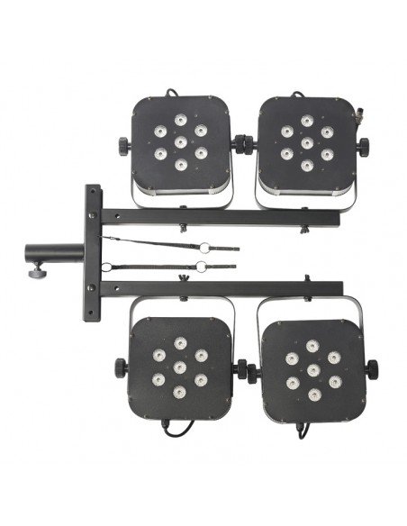 T-bar lighting extension for speaker stand