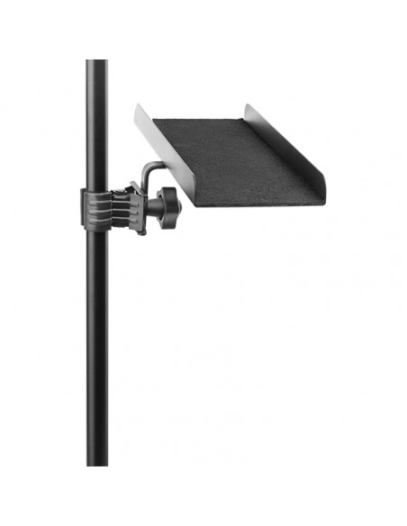 Accessory tray with clamp for stand