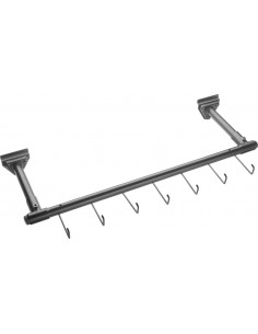 Black iron slatwall display... 2