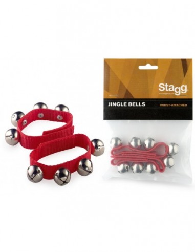 Set of two wrist bells - with four...