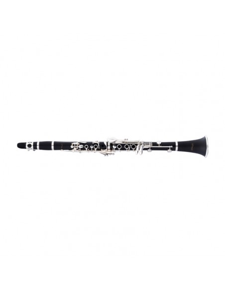 Bb clarinet, Boehm system, ABS body and silver keys and rings