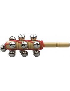 Set of sleigh bells on a...