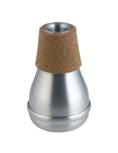 Compact practice mute for trumpet