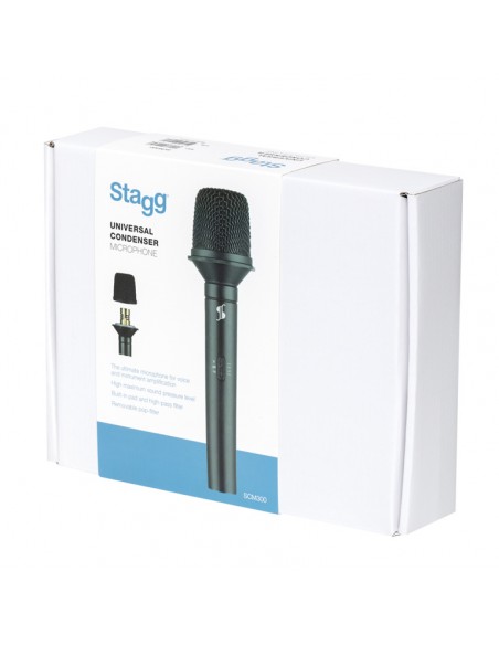 Universal cardioid electret condenser microphone