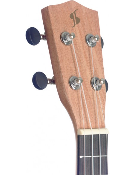 Traditional tenor ukulele with sapele top and gigbag