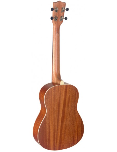 Traditional baritone ukulele with sapele top and gigbag