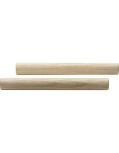 Pair of small round wooden...