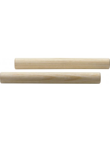 Pair of small round wooden claves