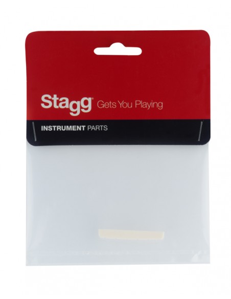 Electric guitar nut, pre-slotted, bone