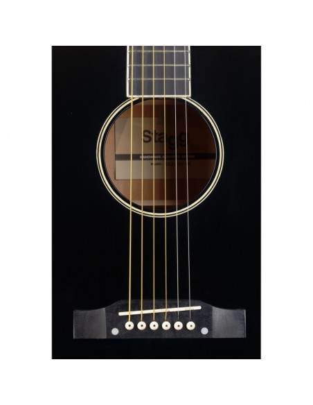 Slope Shoulder dreadnought guitar, black