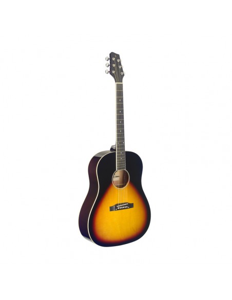 Slope Shoulder dreadnought guitar, sunburst