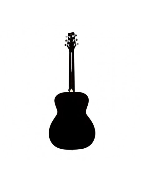 Auditorium guitar with basswood top, natural colour