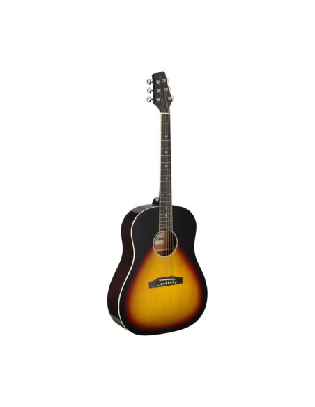 Slope Shoulder dreadnought guitar, sunburst, lefthanded model