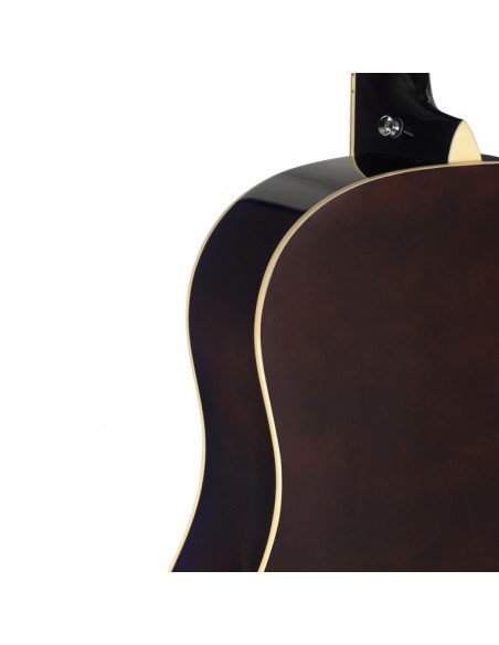Slope Shoulder dreadnought guitar, sunburst, lefthanded model