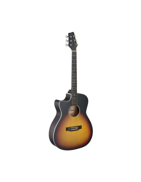 Cutaway acoustic-electric auditorium guitar, sunburst, lefthanded model