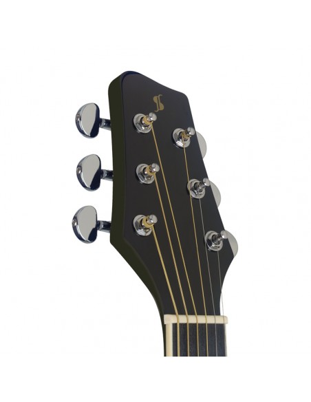 Cutaway acoustic-electric auditorium guitar, sunburst, lefthanded model